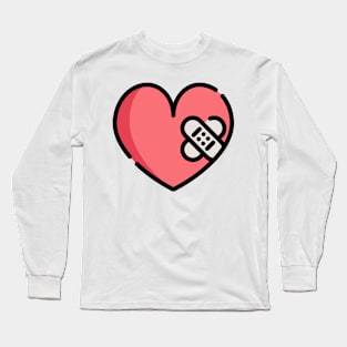 Red Heart Long Sleeve T-Shirt